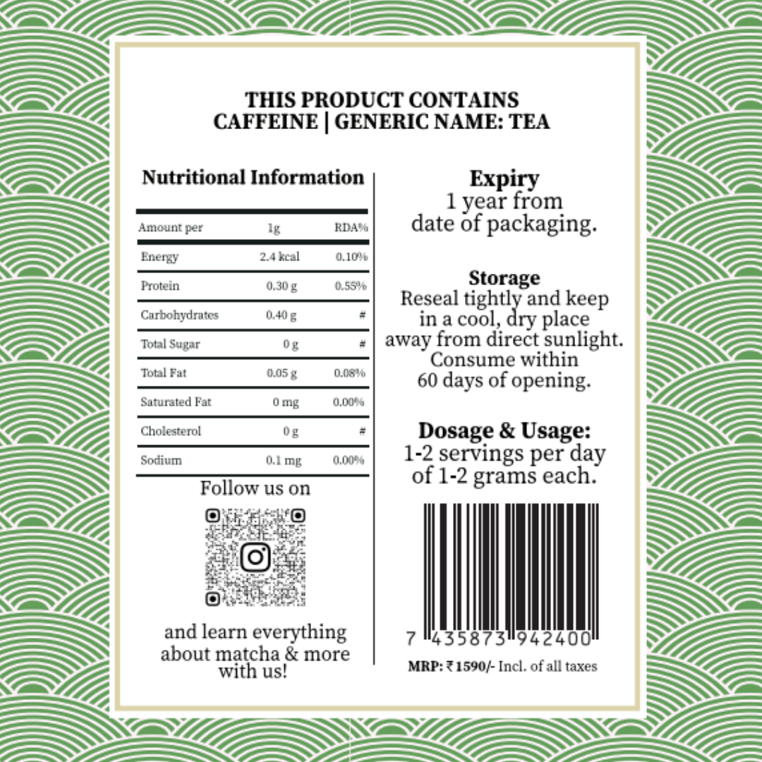 Ceremonial Matcha | First Harvest | Finest Grade from Uji, Japan | Pure & Fresh