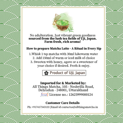 Ceremonial Matcha | First Harvest | Finest Grade from Uji, Japan | Pure &amp; Fresh