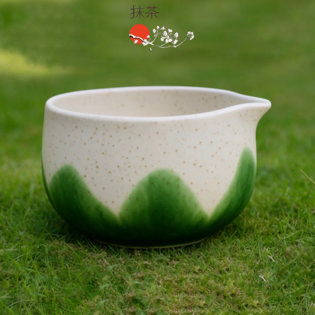 Calming Greens Chawan Matcha Bowl